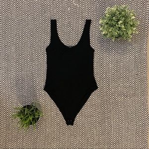 Brand New Black Forever 21 Bodysuit